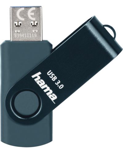 Флаш памет Hama - 182465, Rotate, 128GB, USB 3.0 - 2