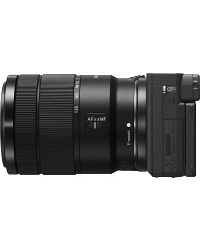 Безогледален фотоапарат Sony - A6400, 18-135mm OSS, Black - 5