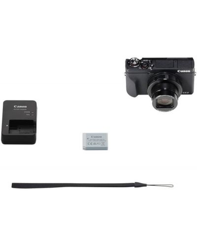 Фотоапарат Canon - PowerShot G5 X Mark II, + батерия, черен - 8