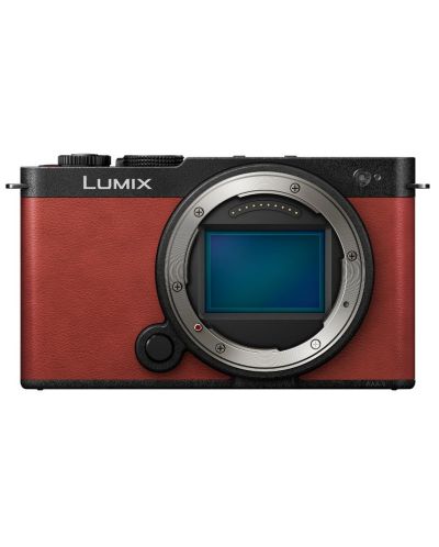 Фотоапарат Panasonic - Lumix S9, Lumix S 20-60mm f/3.5-5.6, червен - 7