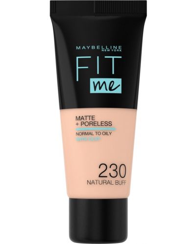 Maybelline Фон дьо тен Fit Me, Matte, Natural Buff, 230, 30 ml - 1