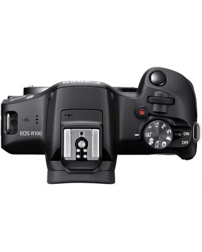 Фотоапарат Canon - EOS R100, RF-S 18-45mm f/4.5-6.3 IS STM, RF-S 55-210mm f/5-7.1 IS STM,Black + Обектив Canon - RF 35mm f/1.8 IS Macro STM - 7