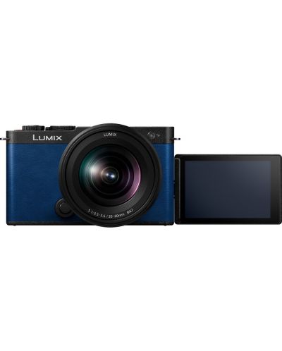 Фотоапарат Panasonic - Lumix S9, Lumix S 20-60mm f/3.5-5.6, син - 3