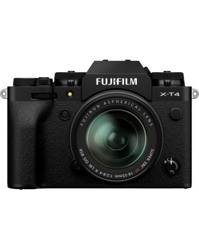 Фотоапарат Fujifilm - X-T4, обектив XF 18-55mm f/2.8-4, черен - 4