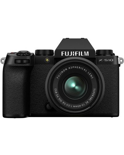 Фотоапарат Fujifilm - X-S10, XC 15-45mm f/3.5-5.6 OIS PZ XC, черен - 5