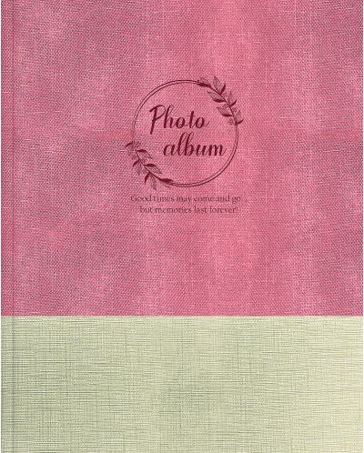Фотоалбум със спирала Lastva Adore - B4, за 200 снимки, розов - 1