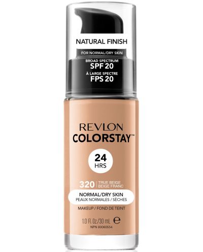 Revlon Colorstay Фон дьо тен, за суха кожа, True Beige, N320, 30 ml - 1
