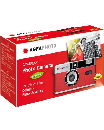 Фотоапарат AgfaPhoto - Reusable camera, червен - 2