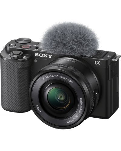 Компактен фотоапарат за влогинг Sony - ZV-E10, E PZ 16-50mm - 2