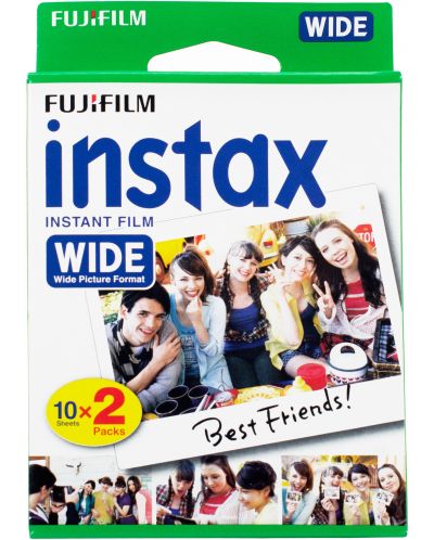 Фотохартия Fujifilm - за instax Wide, 20 броя - 1
