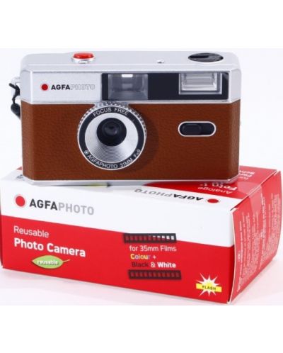 Фотоапарат AgfaPhoto - Reusable camera, кафява - 2