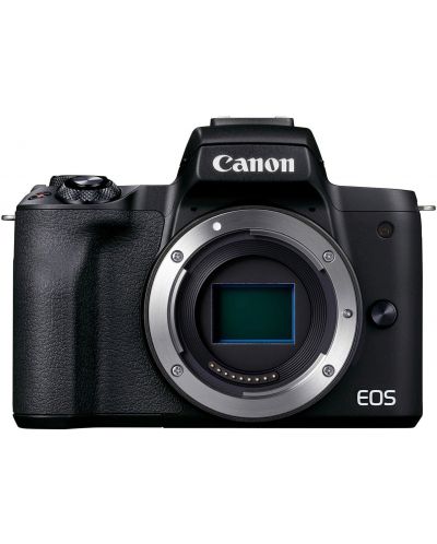 Безогледален фотоапарат Canon - EOS M50 Mark II + Premium Kit, черен - 2