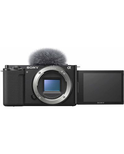 Фотоапарат Sony - ZV-E10, черен + Микрофон Sony ECM-S1 - 3