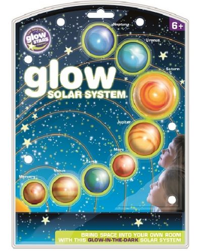 Фосфоресциращи стикери Brainstorm Glow - Слънчевата система - 1