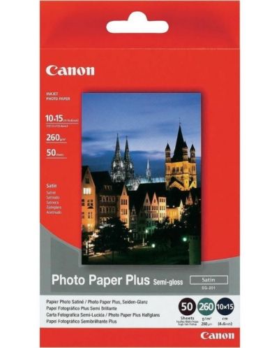 Фотохартия Canon - SG-201 10x15cm, 50 - 1