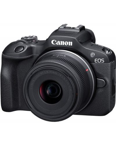 Фотоапарат Canon - EOS R100, RF-S 18-45mm, f/4.5-6.3 IS STM, Black + Обектив Canon - RF 50mm, F/1.8 STM - 9