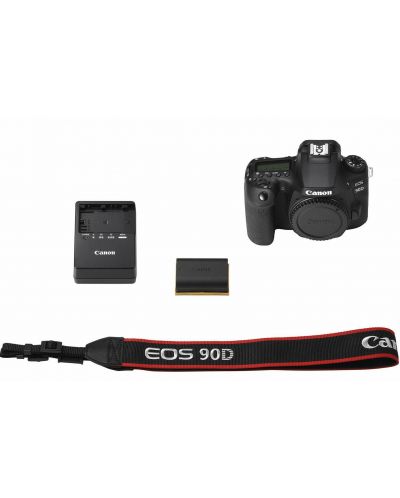 Фотоапарат Canon - EOS 90D, черен - 3