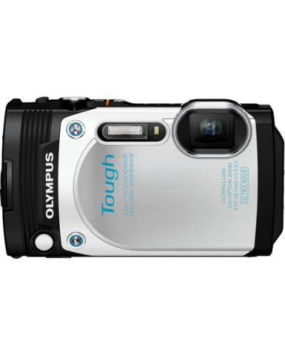 Фотоапарат Olympus TG-870 - бял