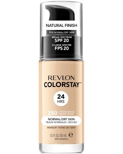 Revlon Colorstay Фон дьо тен, за суха кожа, Fresh Beige, N250, 30 ml - 1