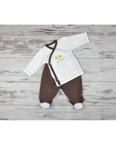Сет камизолка и ританки For Babies - Мишле, 6-12 месеца