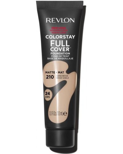 Revlon Colorstay Фон дьо тен Full Cover, Sand Beige, N210, 30 ml - 1