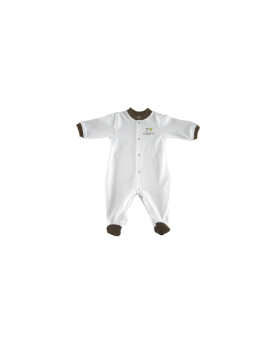 Бебешко гащеризонче с предно закопчаване For Babies - Organic, 3-6 месеца