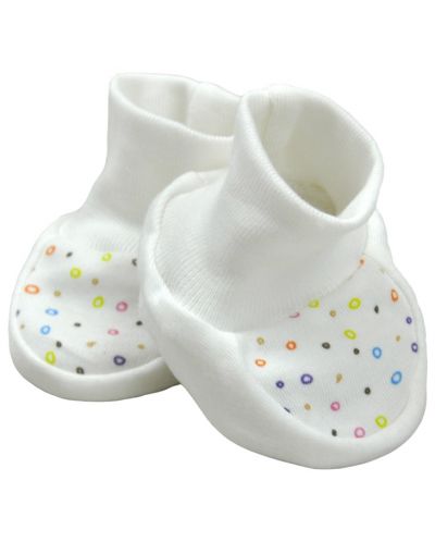 Бебешки обувки For Babies - Шарени точици, 0+ месеца - 1