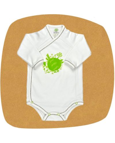Боди камизолка с дълъг ръкав For Babies - Your green world, 1-3 месеца - 1