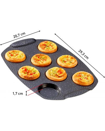 Форма за печене Tefal - Perfect Bake Mini Quiche, 21 x 29 cm - 4