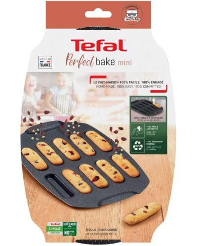 Форма за печене на бишкоти Tefal - Perfect Bake Mini, 21 x 29 cm - 3