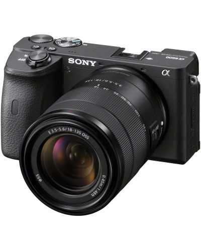 Безогледален фотоапарат Sony - A6600, E 18-135mm, f/3.5-5.6 OSS - 1
