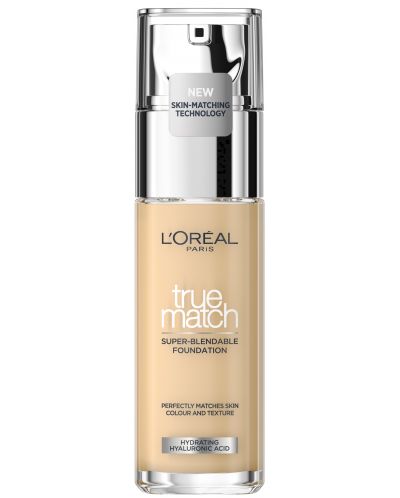 L'Oréal Фон дьо тен True Match, 1.W, 30 ml - 1