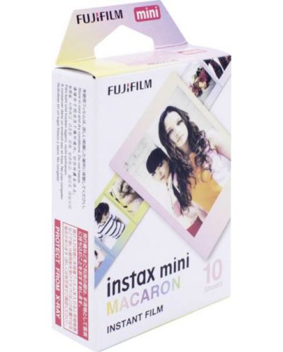Фотохартия Fujifilm - за instax mini, Macaron, 10 броя - 2