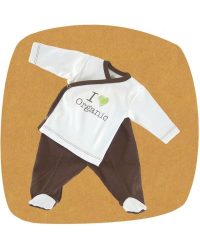 Сет камизолка и ританки For Babies - Organic, 1-3 месеца - 1
