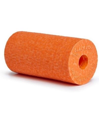 Фоумролер Blackroll - Micro, 6 x 3 cm, оранжев - 1