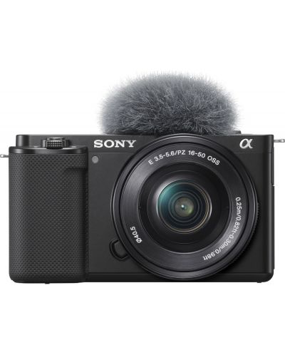 Компактен фотоапарат за влогинг Sony - ZV-E10, E PZ 16-50mm - 1