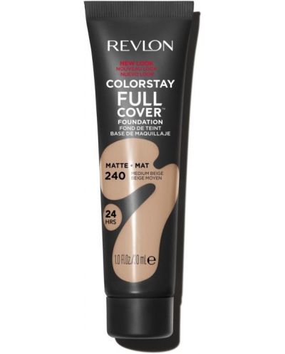 Revlon Colorstay Фон дьо тен Full Cover, Medium Beige, N240, 30 ml - 1