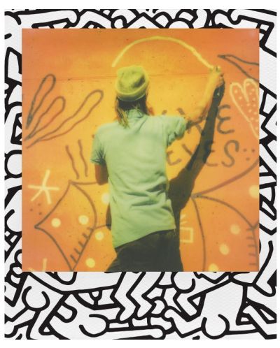 Фотофилм Polaroid -  i-Type, Keith Haring 2021 Edition, червен - 4