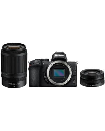 Фотоапарат Nikon - Z 50, NIKKOR Z DX 16-50mm, f/3.5-6.3 VR + Обектив NIKKOR Z DX 50-250mm, f/4.5-6.3 VR - 2