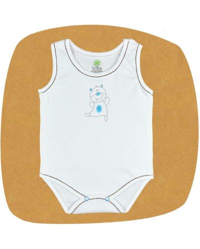 Бебешко боди потник For Babies - Мече, 3-6 месеца - 1