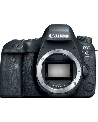 Фотоапарат DSLR Canon - EOS 6D Mark II, черен - 1