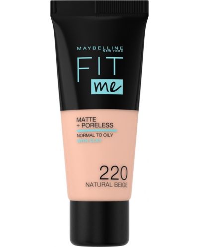 Maybelline Фон дьо тен Fit Me, Matte, Natural Beige, 220, 30 ml - 1