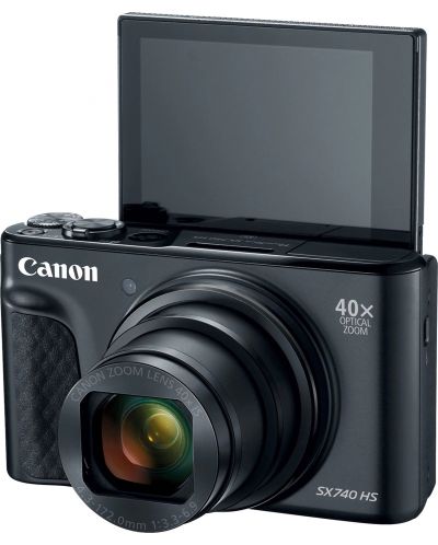 Компактен фотоапарат Canon - PowerShot SX740 HS, черен - 3