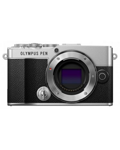Фотоапарат Olympus - PEN E-P7, Silver, ZD Micro 14-42mm f/3.5-5.6 EZ ED MSC, Black - 2