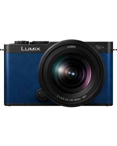 Фотоапарат Panasonic - Lumix S9, Lumix S 20-60mm f/3.5-5.6, син - 2