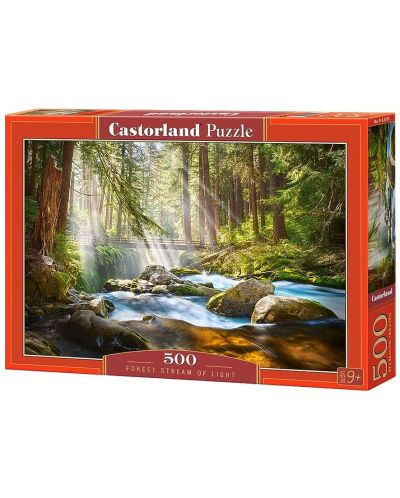 Пъзел Castorland от 500 части - Горско поточе