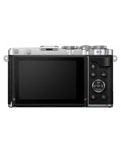 Фотоапарат Olympus - PEN E-P7, Silver, ZD Micro 14-42mm f/3.5-5.6 EZ ED MSC, Black - 4