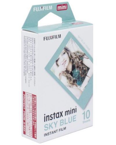 Фотохартия Fujifilm - за instax mini, Blue, 10 броя - 2