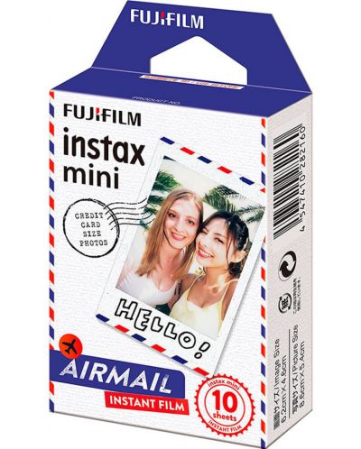 Фотохартия Fujifilm - за instax mini, Airmail, 10 броя - 2