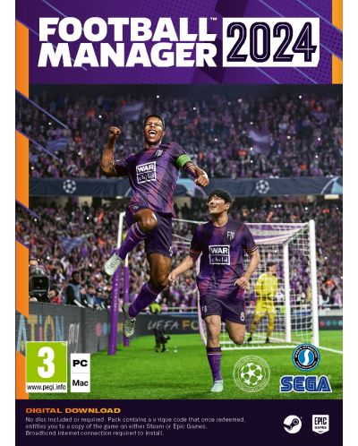 Football Manager 2024 - Код в кутия (PC) - 1